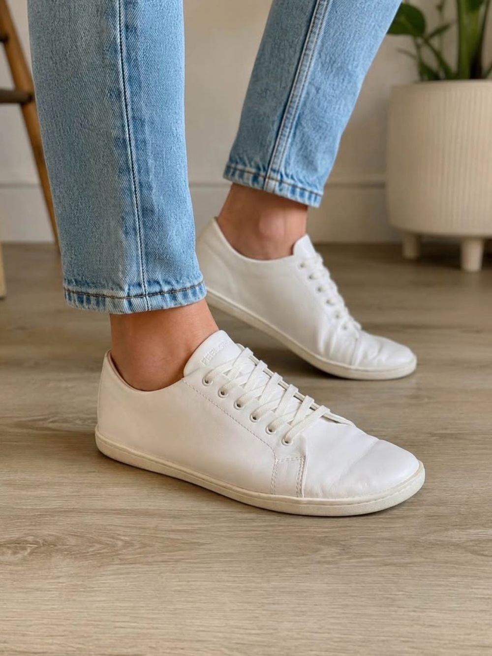 Feelgrounds Barefoot Sneakers White | Unisex Minimalist Shoes